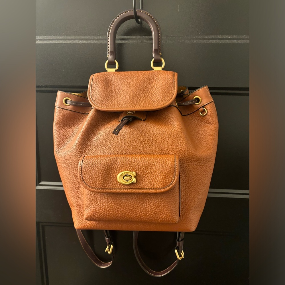 Coach Riya Backpack in colorblock